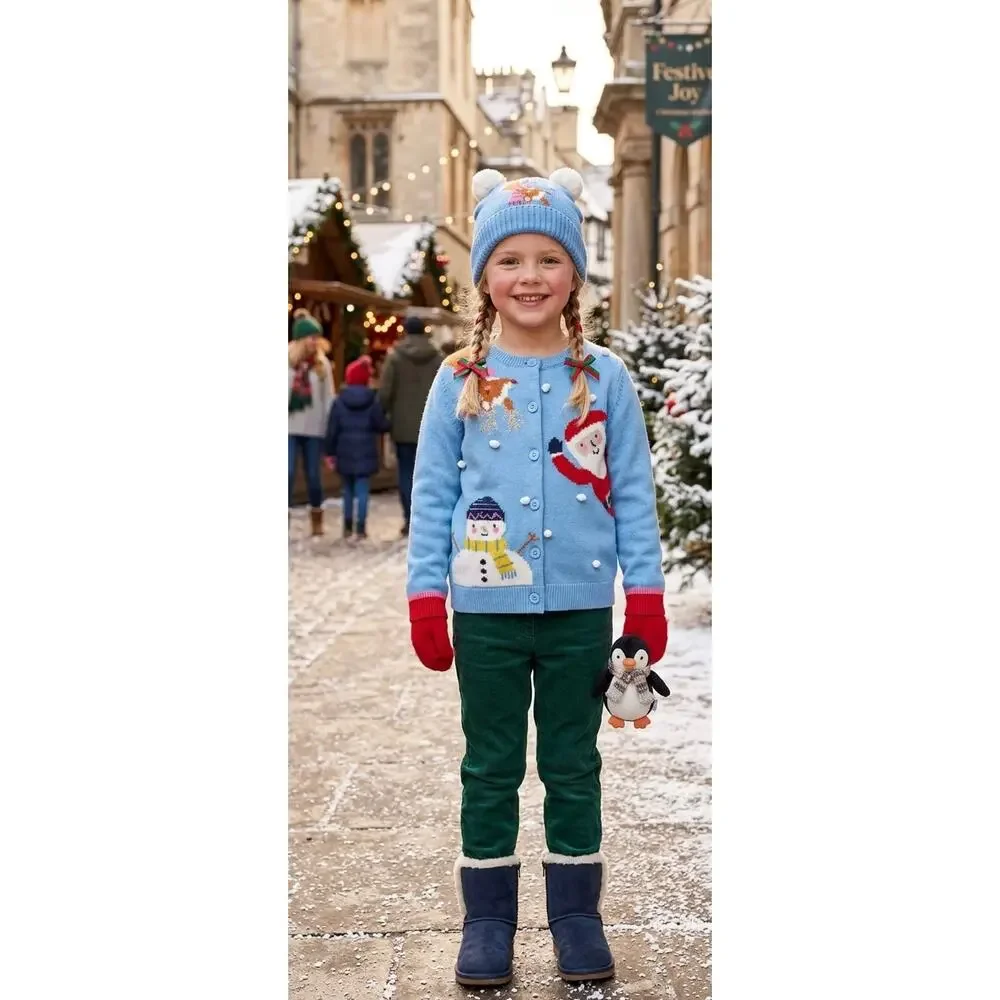 NWT❤️Mini Boden Festive Cardigan sz11-12y
